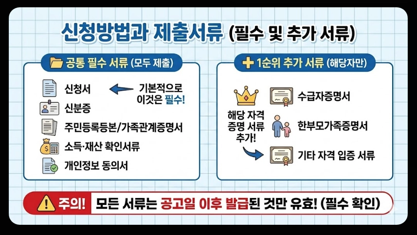 기존주택 매입임대주택 신청자격,입주순위,소득기준