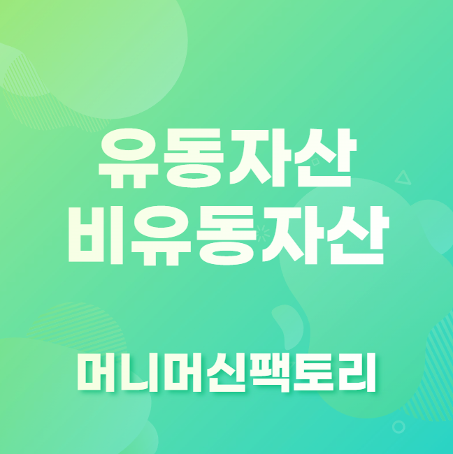 유동자산 비유동자산