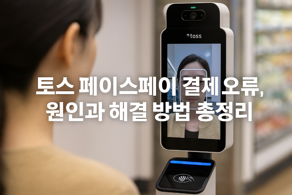 토스 페이스페이 결제 오류, 원인과 해결 방법 총정리