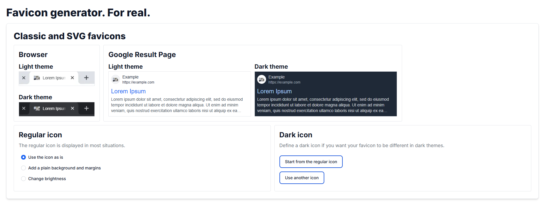 RealFaviconGenerator