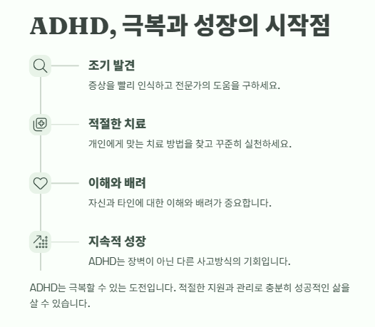 ADHD 증후군: 증상 원인 자가진단 치료법 및 관리방법