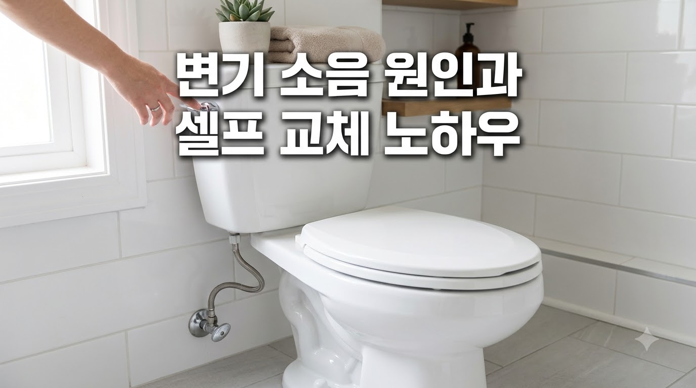 변기 소음 원인과 셀프 교체 노하우