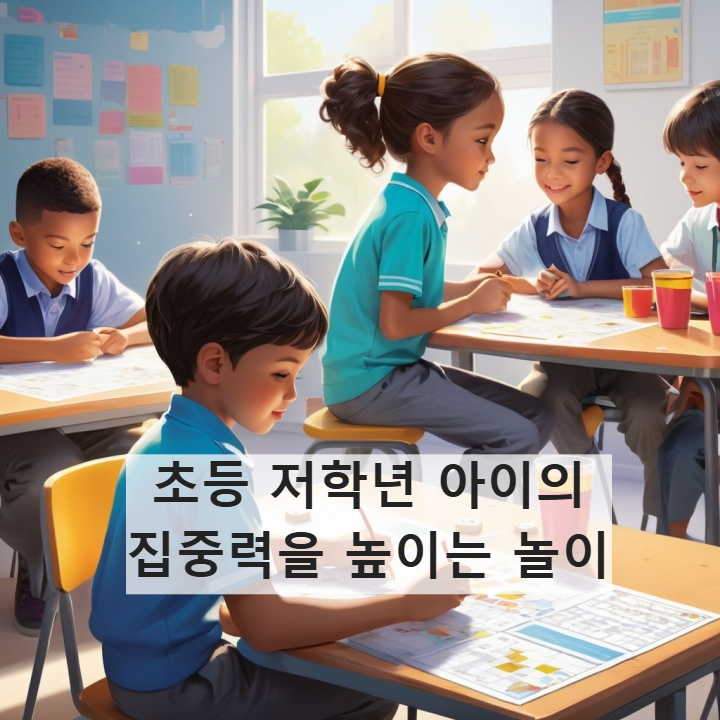 초등 저학년 아이의 집중력을 높이는 놀이 썸네일
