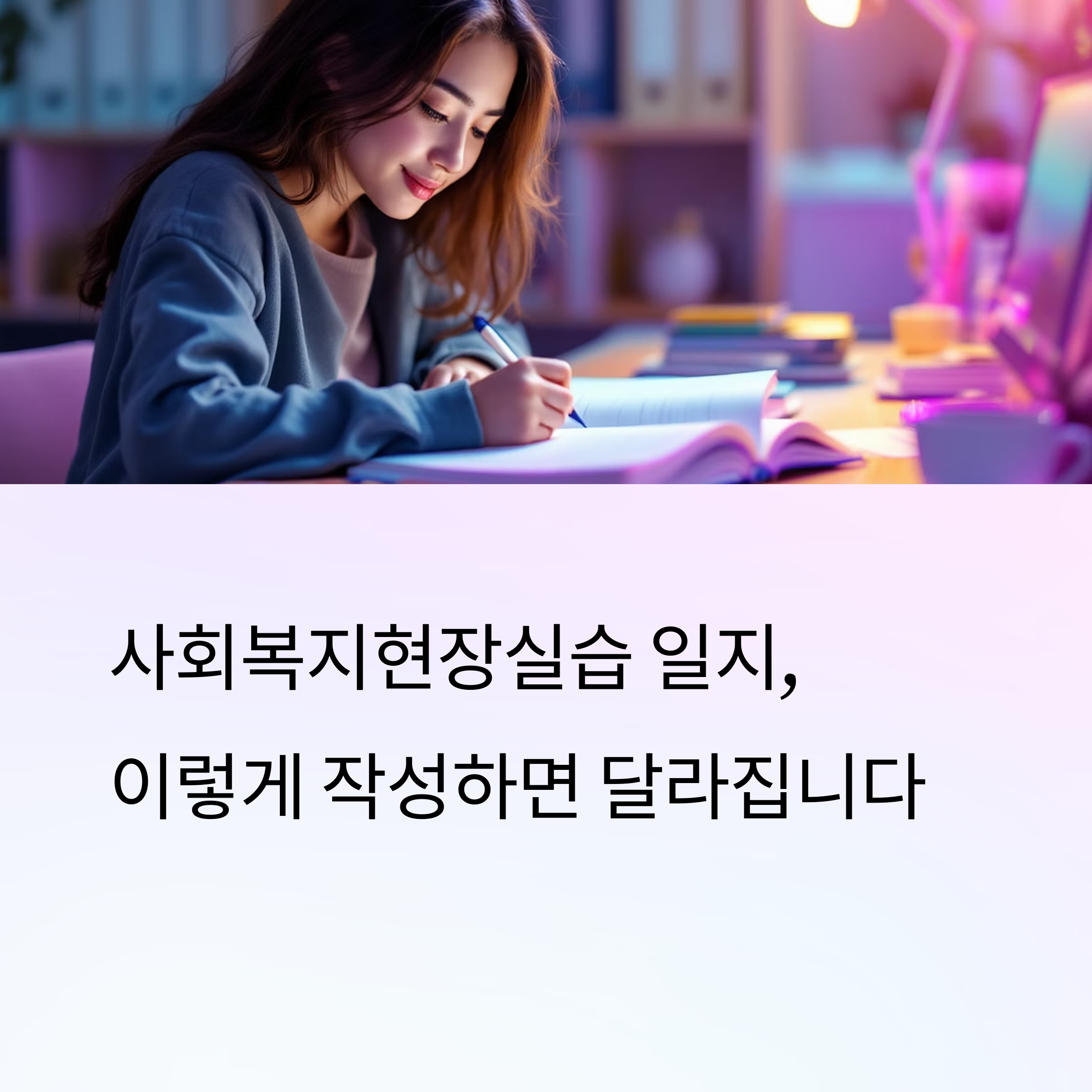 사회복지현장실습 일지