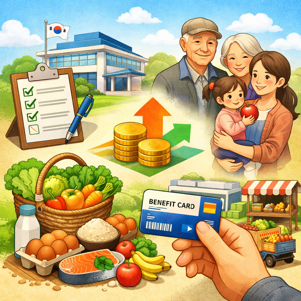 2026 농식품바우처 신청방법 총정리｜자격조건&middot;지원금&middot;사용처 최신 기준 관련 사진
