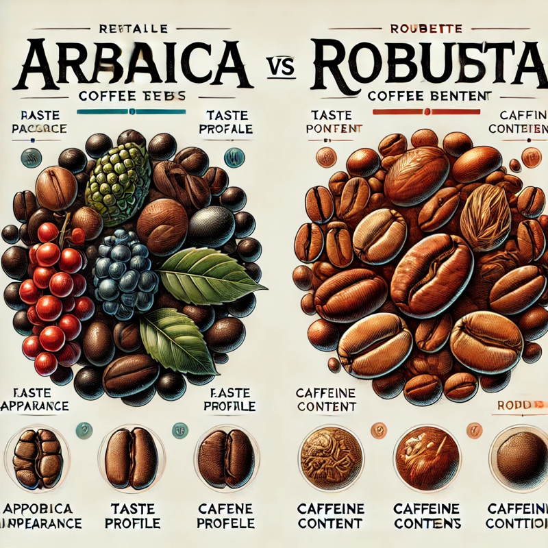 커피의 종류: 아라비카와 로부스타, 무엇이 다를까?