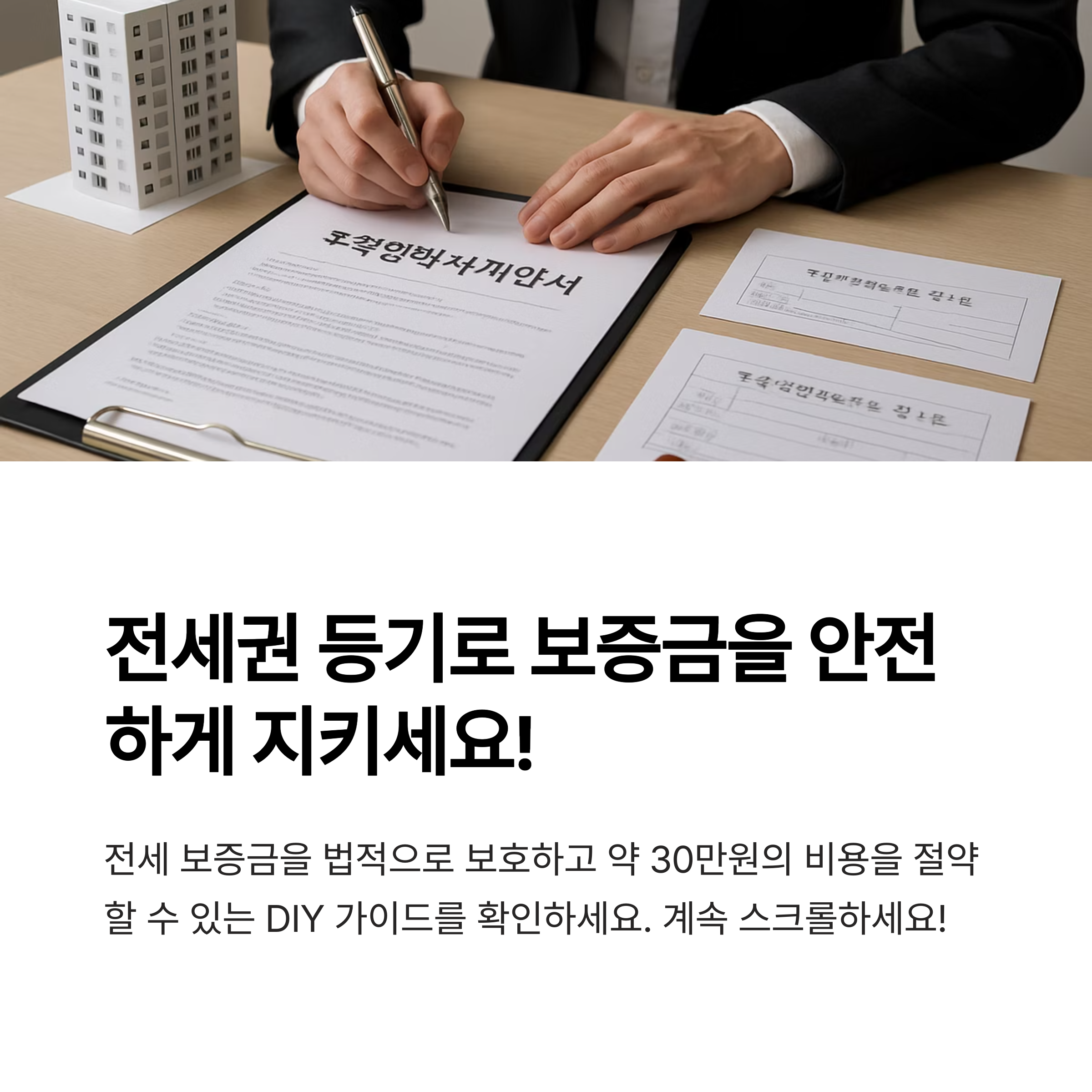 전세권 설정등기 완벽 가이드 필요서류