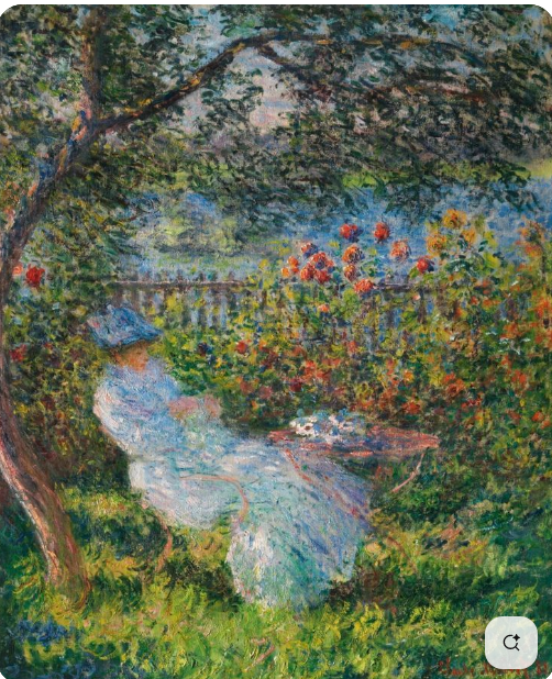 꽃 그림 명화 , 끌로드 모네