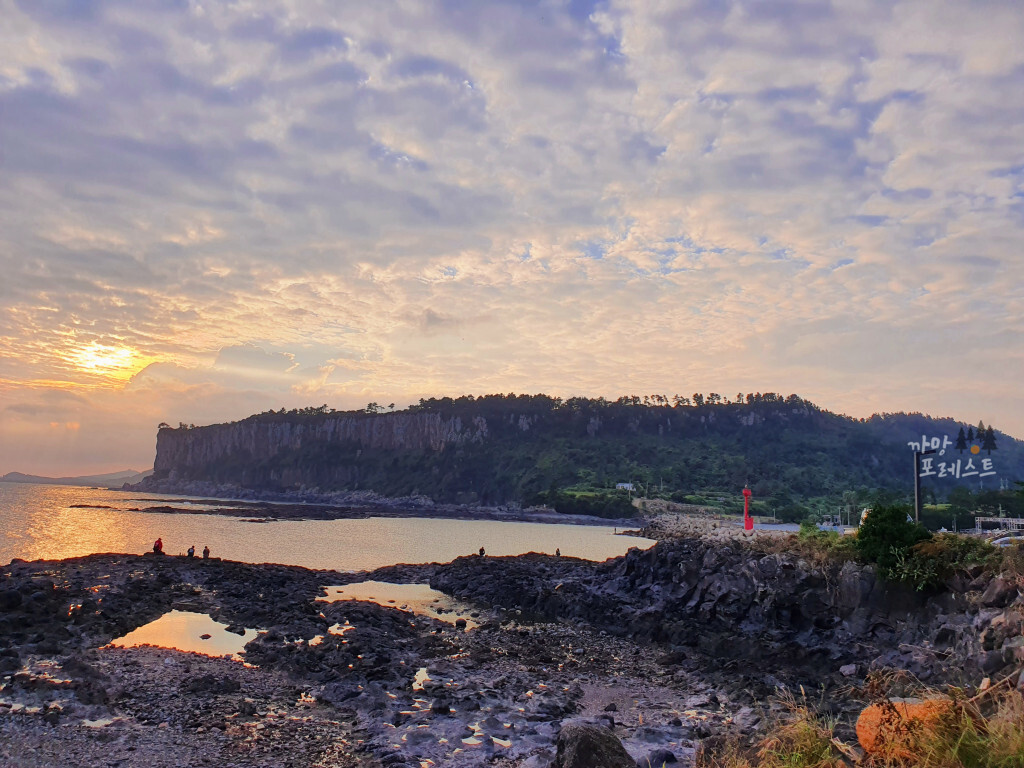 서귀포 대평포구 일몰