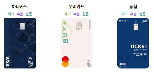 K패스 카드사별 혜택 비교