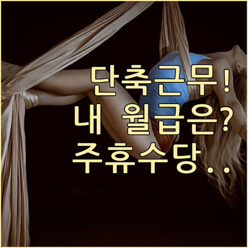 육아기 근로시간 단축 시 월급 보전 ..