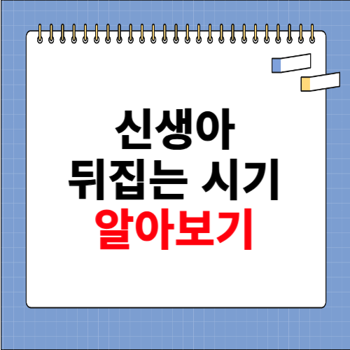 신생아 뒤집는 시기 알아보기