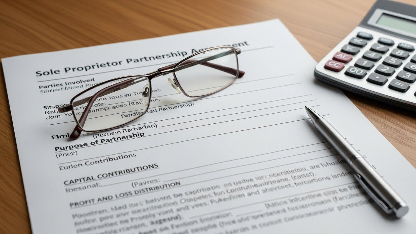 개인사업자 동업계약서 양식