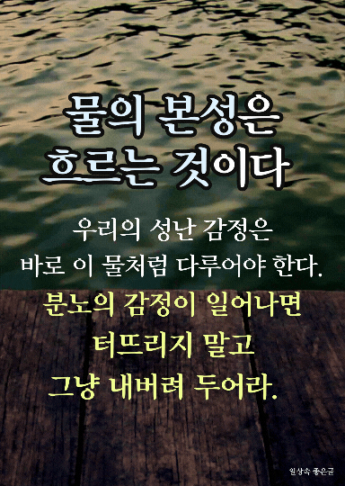 법상스님의 분노 감정 다스리기 명상 이미지