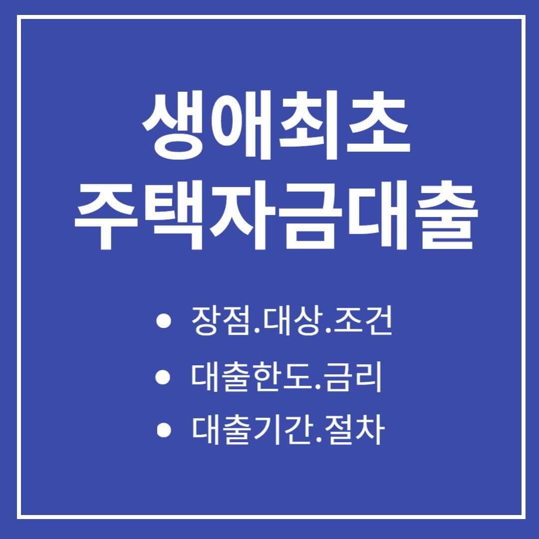 생애최초주택자금대출