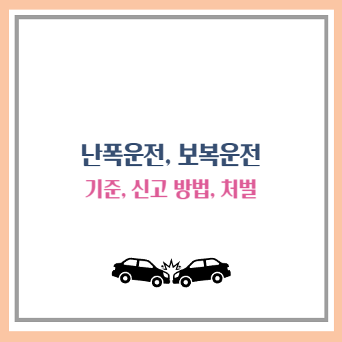 보복운전 신고