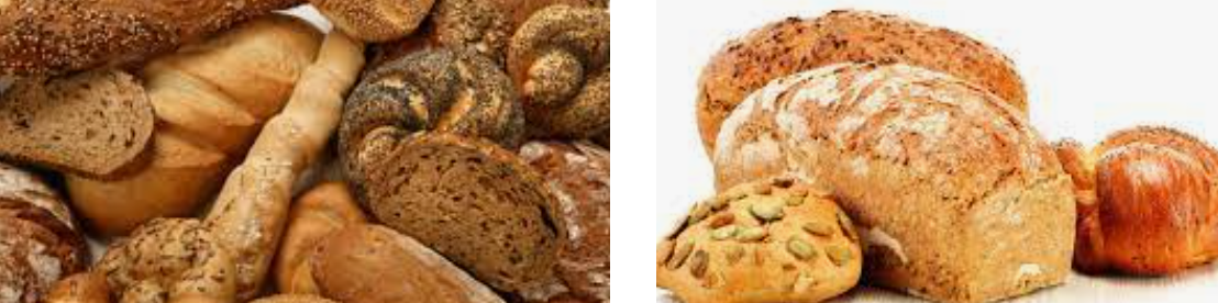 빵 다양한 종류의 모습