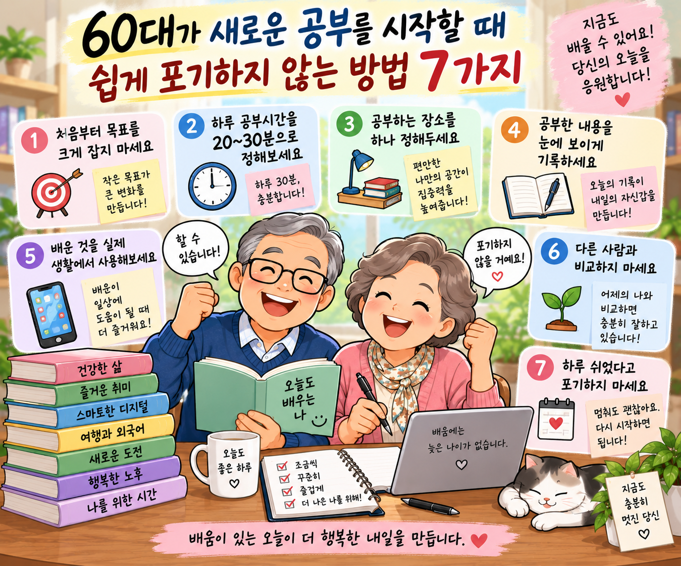 60대 공부 습관 7가지