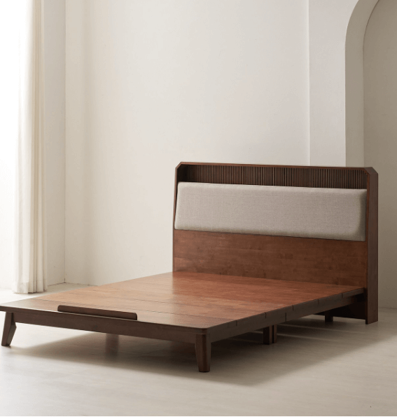 홈앤힐 템바보드 원목 침대프레임