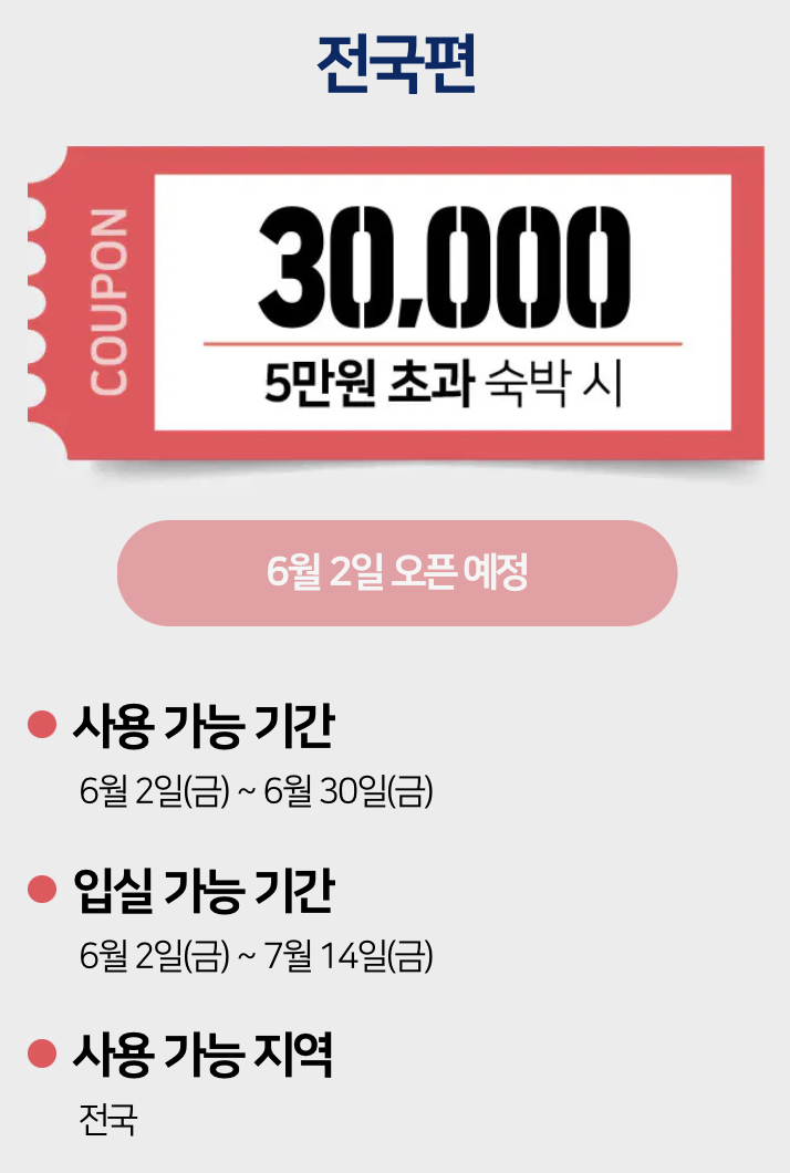 2023.대한민국 숙박대전.숙박세일 페스타.숙박쿠폰.다운받기 방법.총정리.6월 여행가는 달.대한민국은 절찬 여행 중.교통&middot;숙박&middot;관광 &amp;#39;반값 쿠폰&amp;#39; 쏟아진다