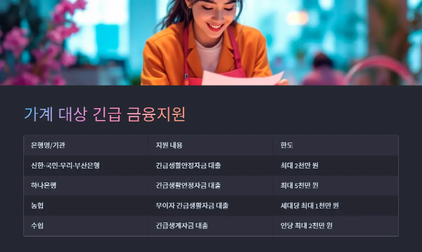 가계-대상-긴급-금융지원