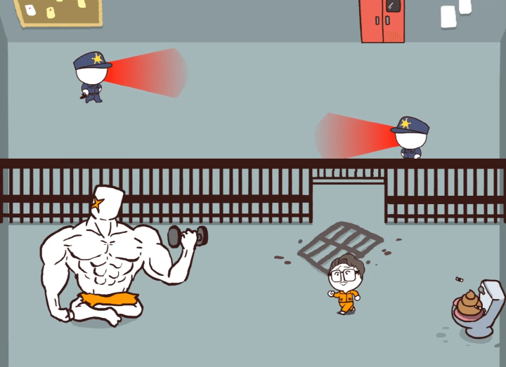 감옥탈출-게임하기-시작-화면