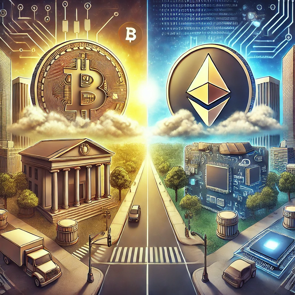 비트코인과 이더리움의 차이점