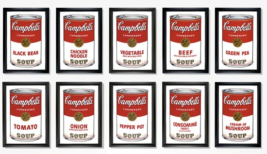 앤디워홀의 캠벨스프