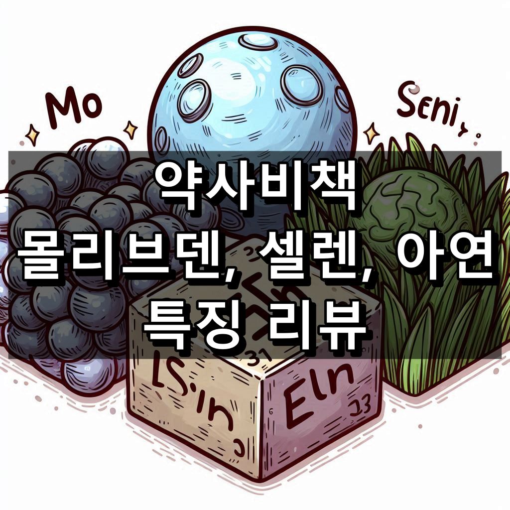 약사비책 몰리브덴, 셀렌, 아연 대표 이미지