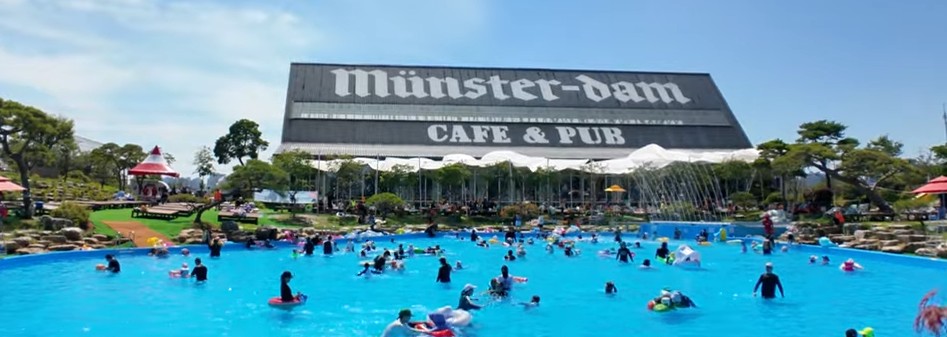 서울 근교 파주 뮌스터담 수영장