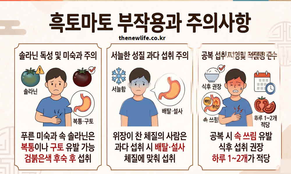 흑토마토 효능 부작용 주의사항