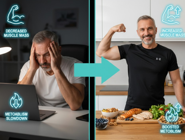 근육량 감소, 기초대사량 저하를 극복하는 맞춤 식단