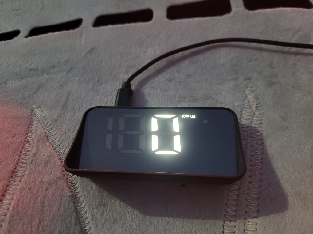 잠시 정체될 때 찍은 M2 HUD