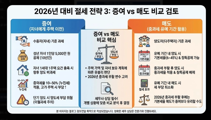 다주택자 양도소득세 절세방법 [억대 절세 사례] 사례별 계산기 활용 및 2026년 전략