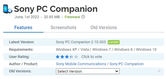 Sony-PC-Companion