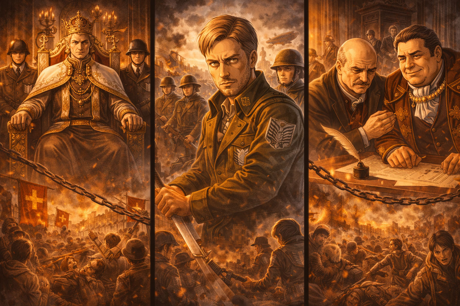 진격의 거인 속 정치 시스템과 권력의 본질