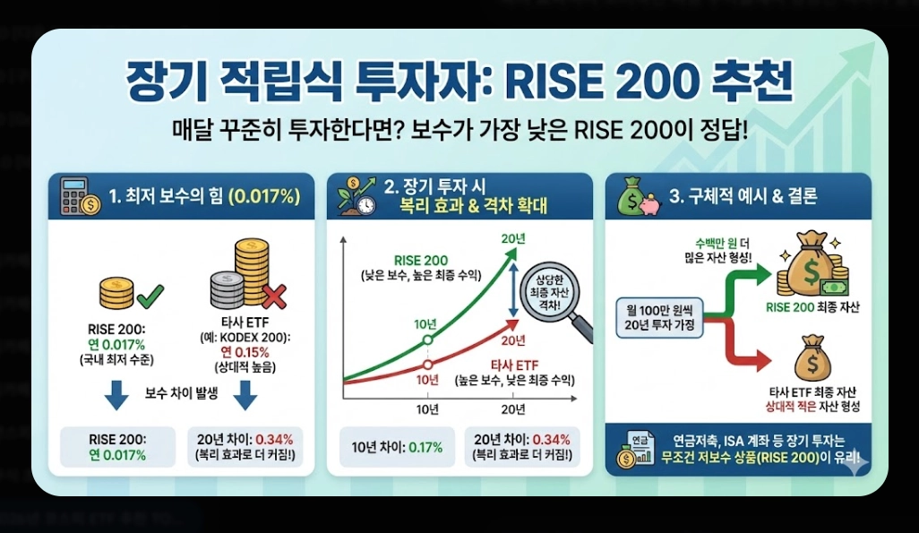 코스피200 ETF 추천 TOP 3 [2026년] KODEX vs TIGER vs RISE 완벽 비교
