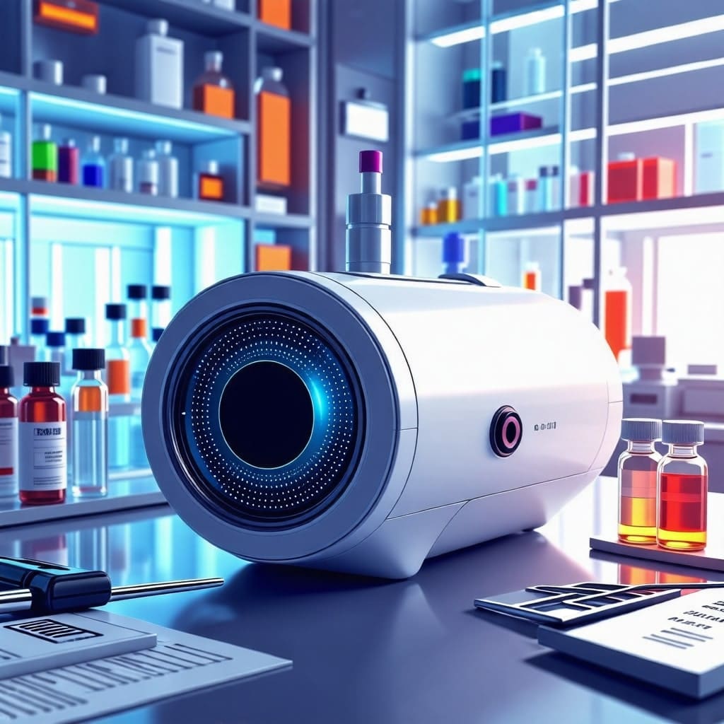 현재 개발 중인 망막 치료제의 모습.