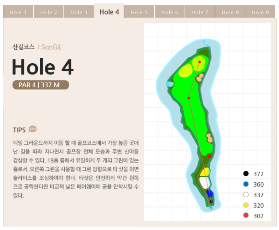 세일 컨트리클럽 산길코스 4