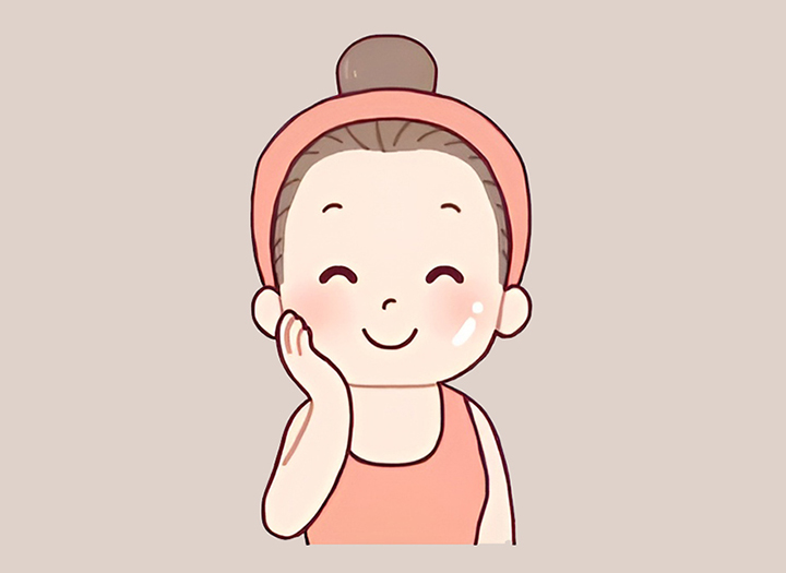 건강한-피부를-관리하는-여성