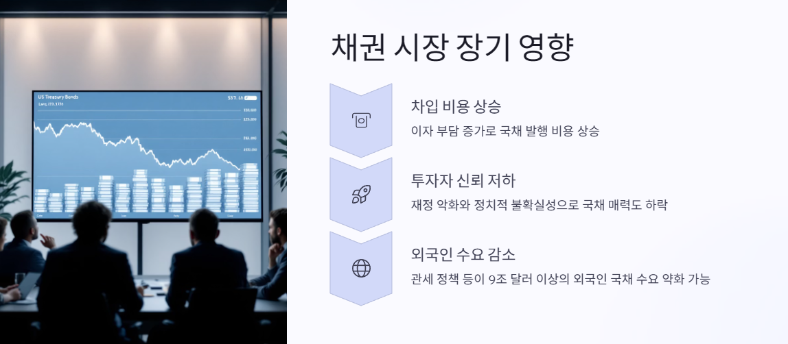 채권 시장 장기 영향