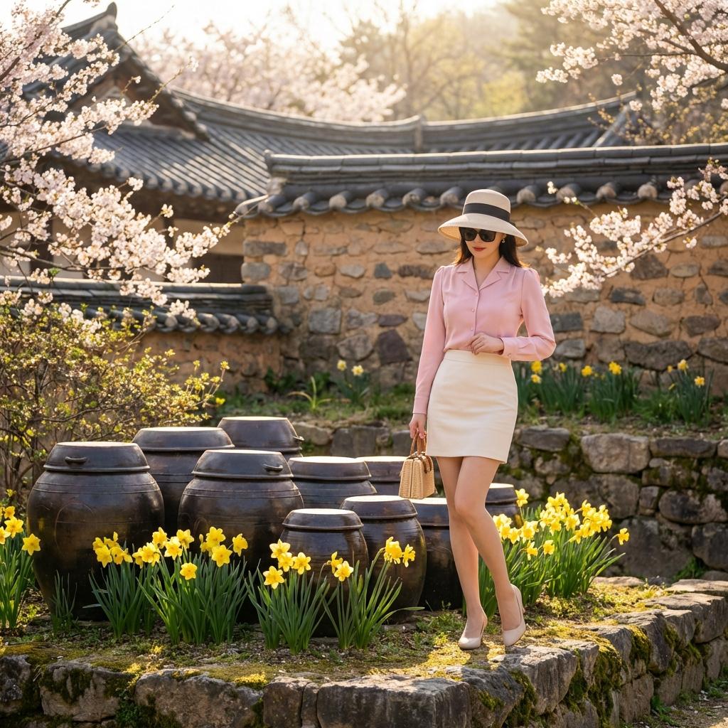 무릎 아픈 사람을 위한 수선화 관람 코스