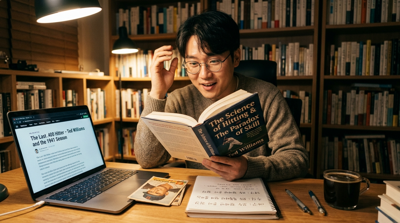테드 윌리엄스 실력의 역설 발견