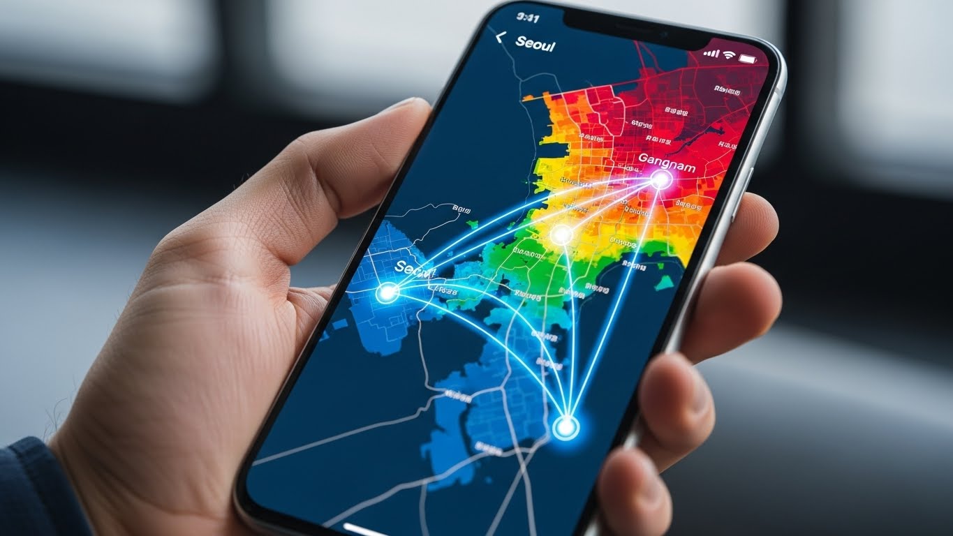 수익률 낮은 자산을 정리하고 핵심 지로 이동하기 위해 시장 데이터를 분석하는 1인칭 시점