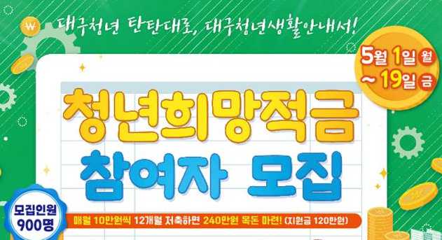 대구 청년 희망적금