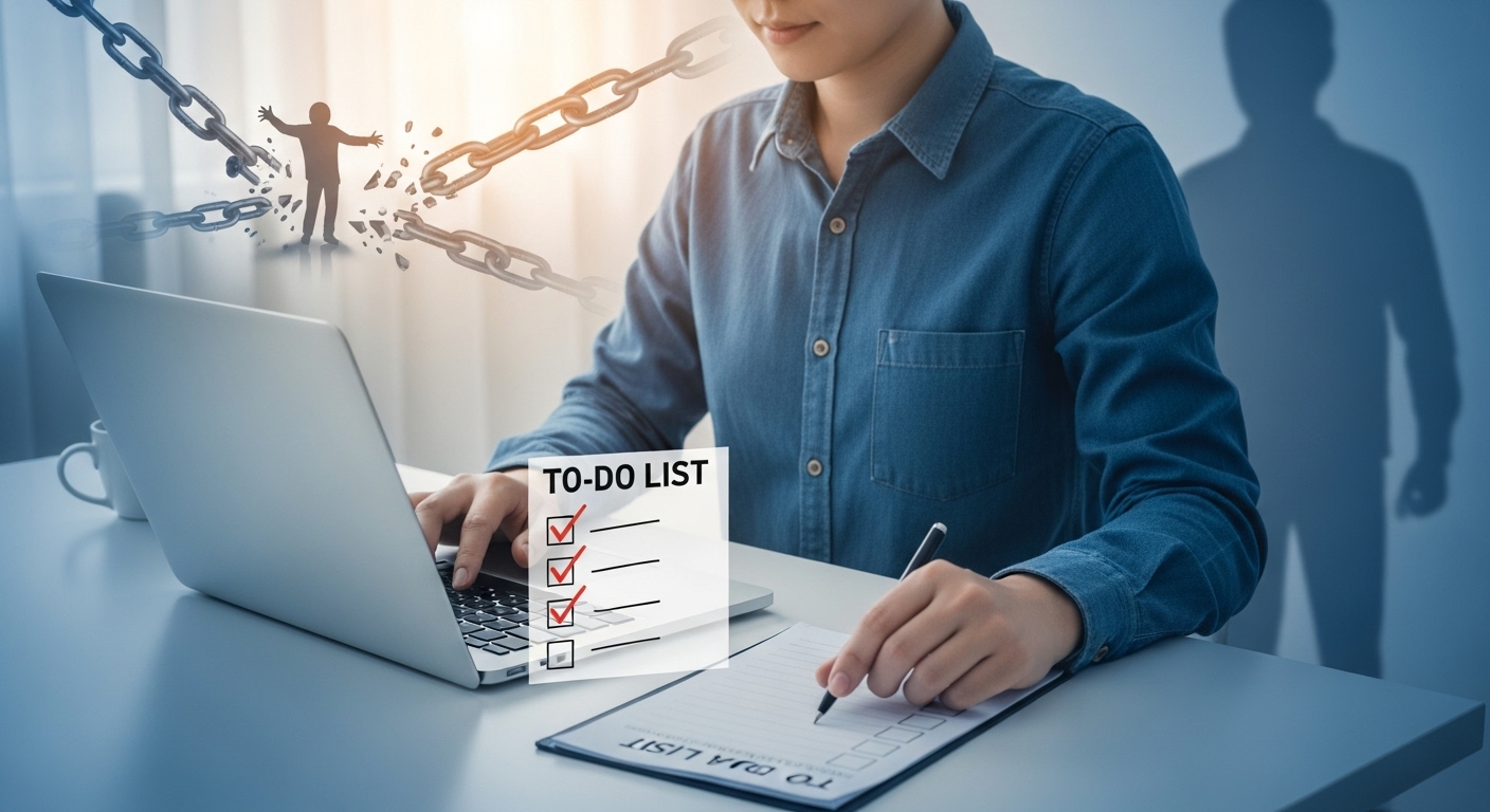 미루기 습관, 미루기 없애는 법, 생산성 향상, 자기계발, 시간 관리, 완벽주의 극복, 집중력 높이기, 뽀모도로 테크닉, 습관 개선, 목표 달성