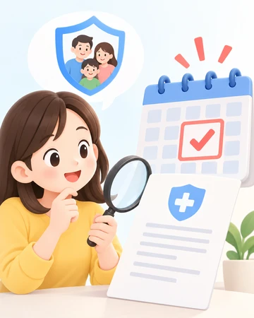 보험 보장 개시일과 실제 보장 적용 시점1