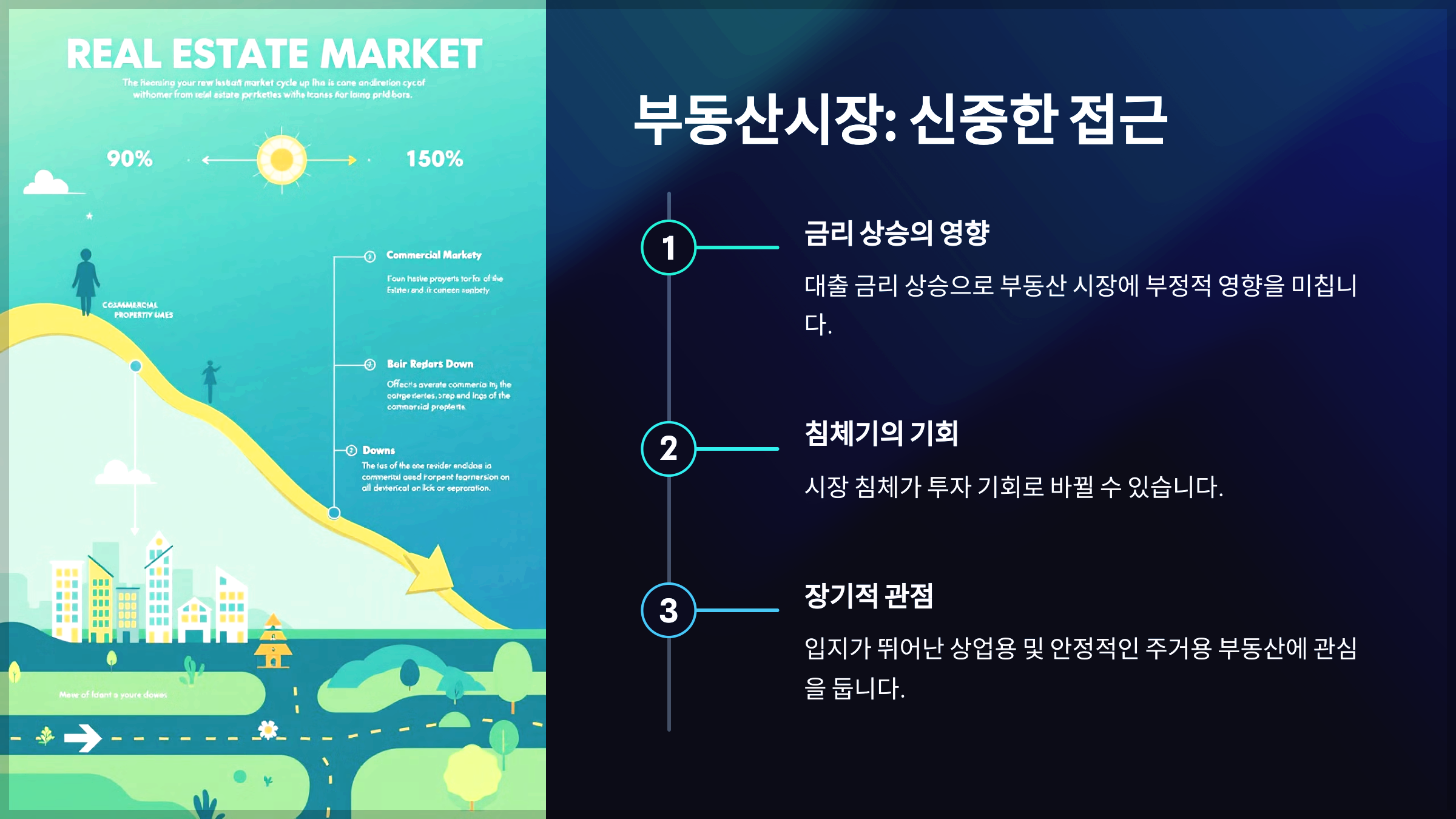 부동산시장: 신중한 접근