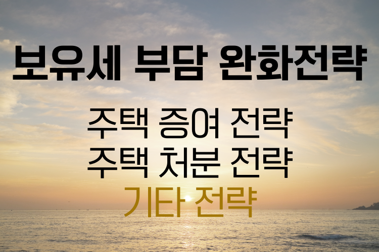 보유세 부담 완화 관련사진