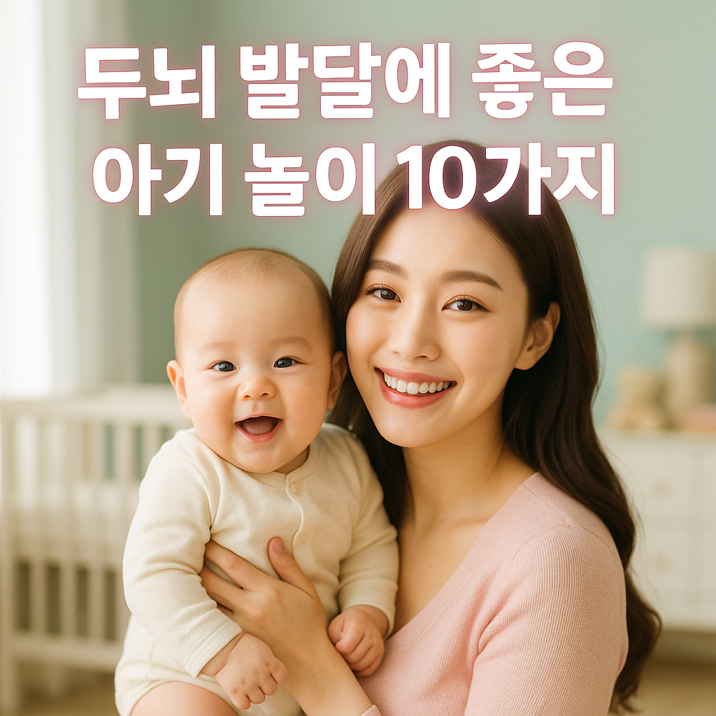 두뇌 발달 높이는 아기 놀이 10가지